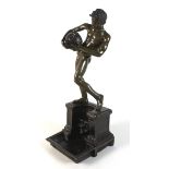 Vincenzio Gemito (Italian 1852-1929): 'L'Acquaiolo' (The Water Carrier), a bronze figural