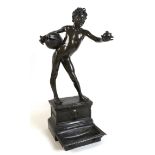 Vincenzo Gemito (Italian 1852-1929): 'L'Acquaiolo' (The Water Carrier), a bronze figural sculpture