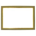 A modern gilt framed wall mirror, with rectangular plate, 72.5 by 3 by 103.5cm high.