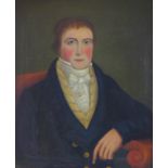 British School (early 19th century): half-length portrait of a Georgian gentleman, circa 1810,