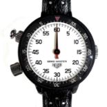 A Heuer Game-Master stainless steel cased wrist-worn stopwatch, circa 1960, ref 502.050