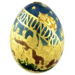 A large 22ct gold Cadbury's 'Conundrum' egg, by Garrard & Co, London