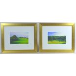 Steve Carr (British, 20th/21st century): Three limited edition golf course photographic prints,