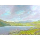 Norman Douglas Hughes (British, late 20th century): 'Lynnau Mymbyr and Mount Snowdon from nr.