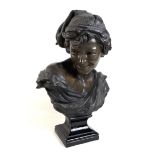 After Jean-Baptiste Carpeaux: 'Neapolitan Fisher Boy', by Tooth and Co, Bretby, a cold painted