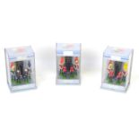 Three Britains die-cast model British Army colour parties, comprising The Scots Guards, The