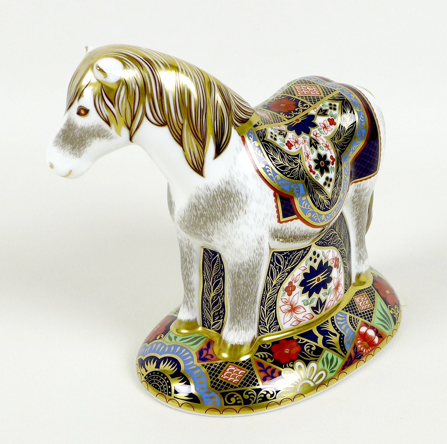 A Royal Crown Derby paperweight, modelled as 'Miniature Shetland Pony', limited edition 79/500 - Image 2 of 9