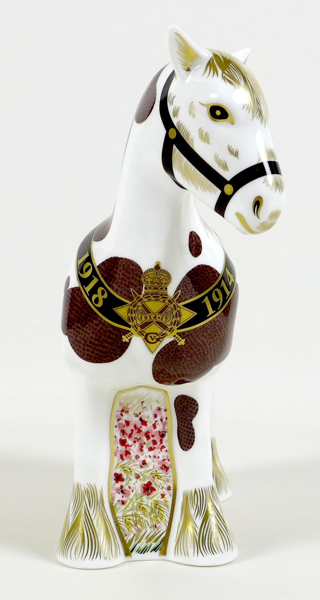 A Royal Crown Derby commemorative paperweight, modelled as 'The Derby War Horse', Commemorating - Image 3 of 11