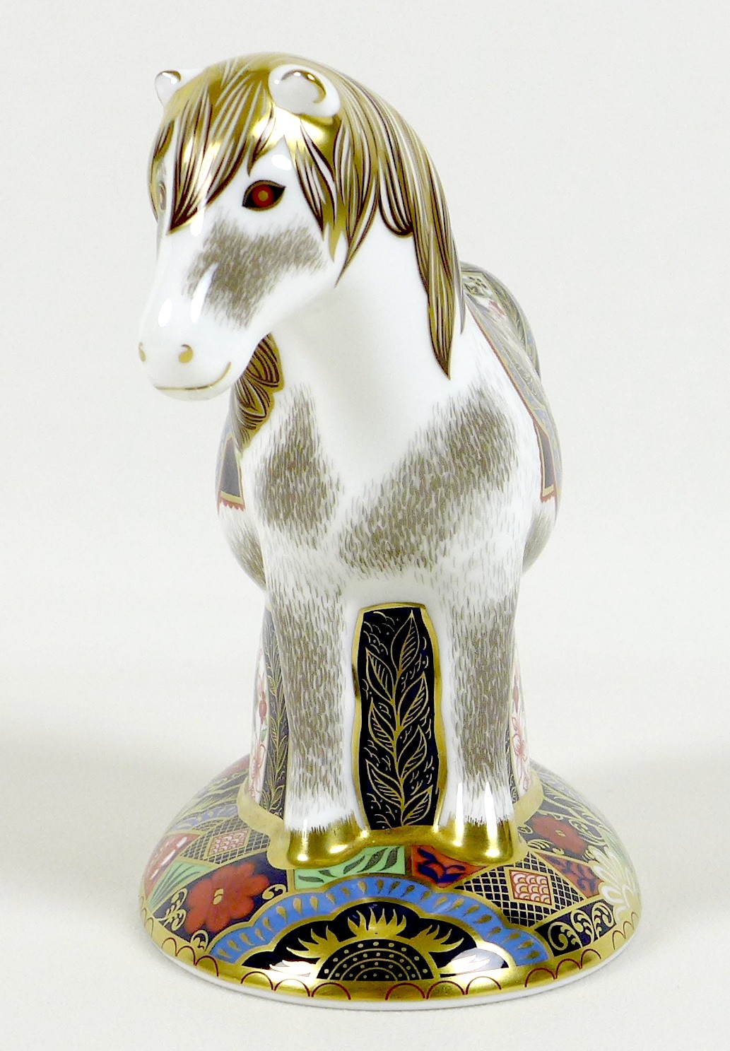 A Royal Crown Derby paperweight, modelled as 'Miniature Shetland Pony', limited edition 79/500 - Image 4 of 9