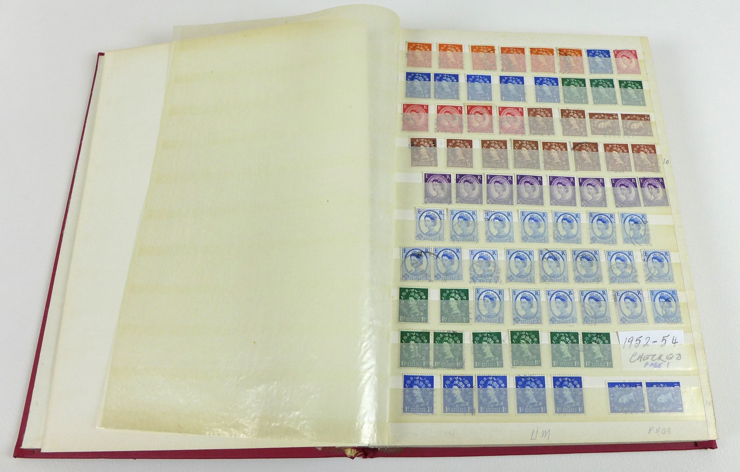 A collection of GB and Commonwealth stamps, displayed across six albums, cataloguing a full - Image 6 of 11