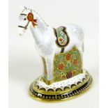 A Royal Crown Derby paperweight, modelled as 'The Show Pony', Designers' Choice Collection,