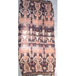 Hinggi from Sumba. Traditionally worn as a pair of wraps, one as hip cloth one over the shoulders.