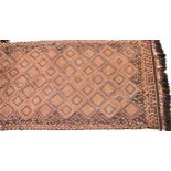 Afghan Arabi cover from Herat. Pattern over embroidered with wool. This would have been used as a