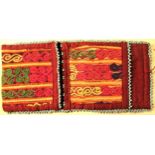 Purse. There are tribal and regional traditions in the pattern and type of stich in every purse.