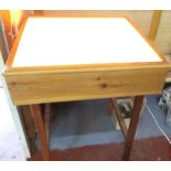 Light table. Glass top with 2 fluorescent tubes under. Perfect for copying and tracing. 65 x 65 x