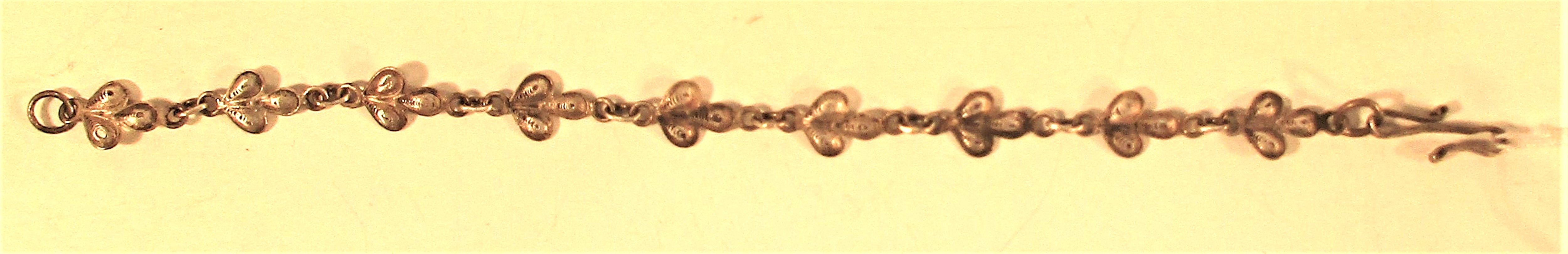 925 silver bracelet. 17cm.