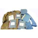 A collection of WWII RAF engineering exercise books and uniform belonging to Donald Elliott,