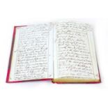 An 1855-1864 Hunting diary for the Cottesmore Hunt, hand written by Master of the hunt Sir John