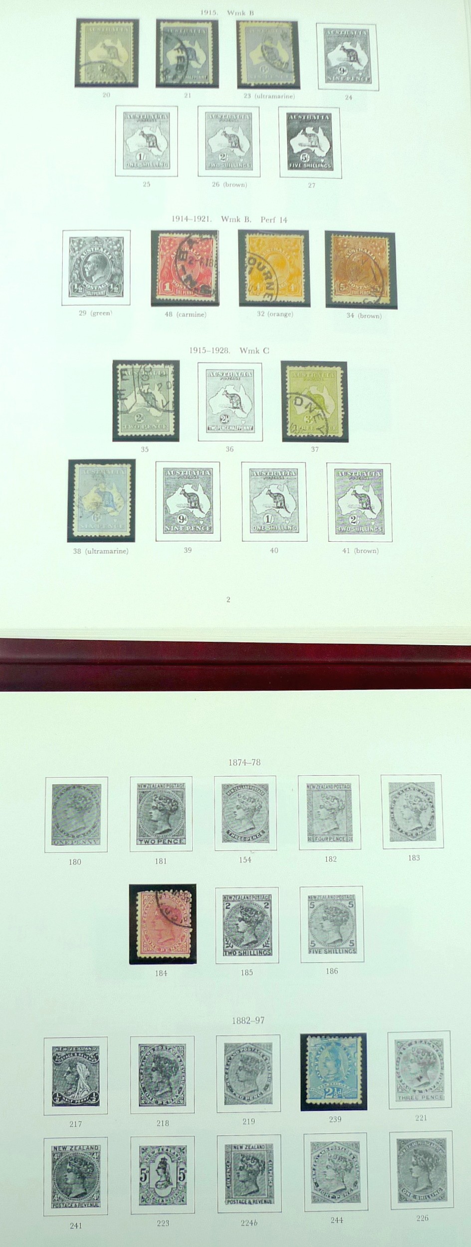 Eight stamp albums containing stamps of the British Commonwealth, including Stanley Gibbons One - Image 6 of 6