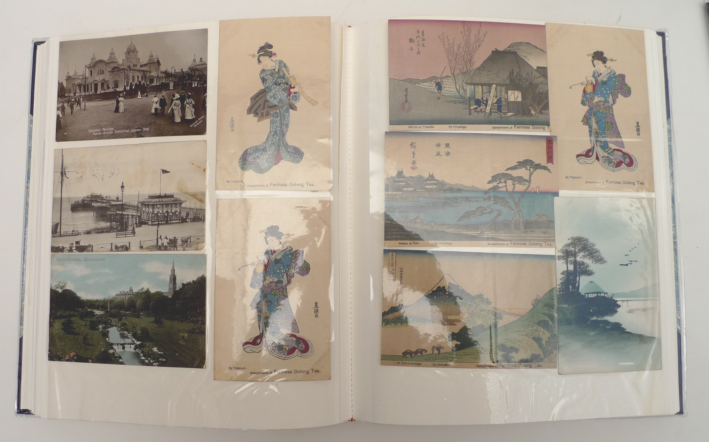 A collection of postcards, mostly Edwardian, including topographical and humorous, in three - Image 2 of 5