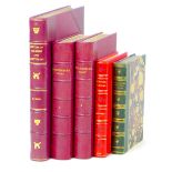 Five 19th century sporting books, including 'A History of he York and Ainsty Hunt' by W. S. Dixon (