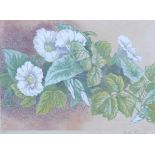 After Wilfrid Rene Wood (British, 1888-1976): a still life lithographic print, 'Convolvulus and