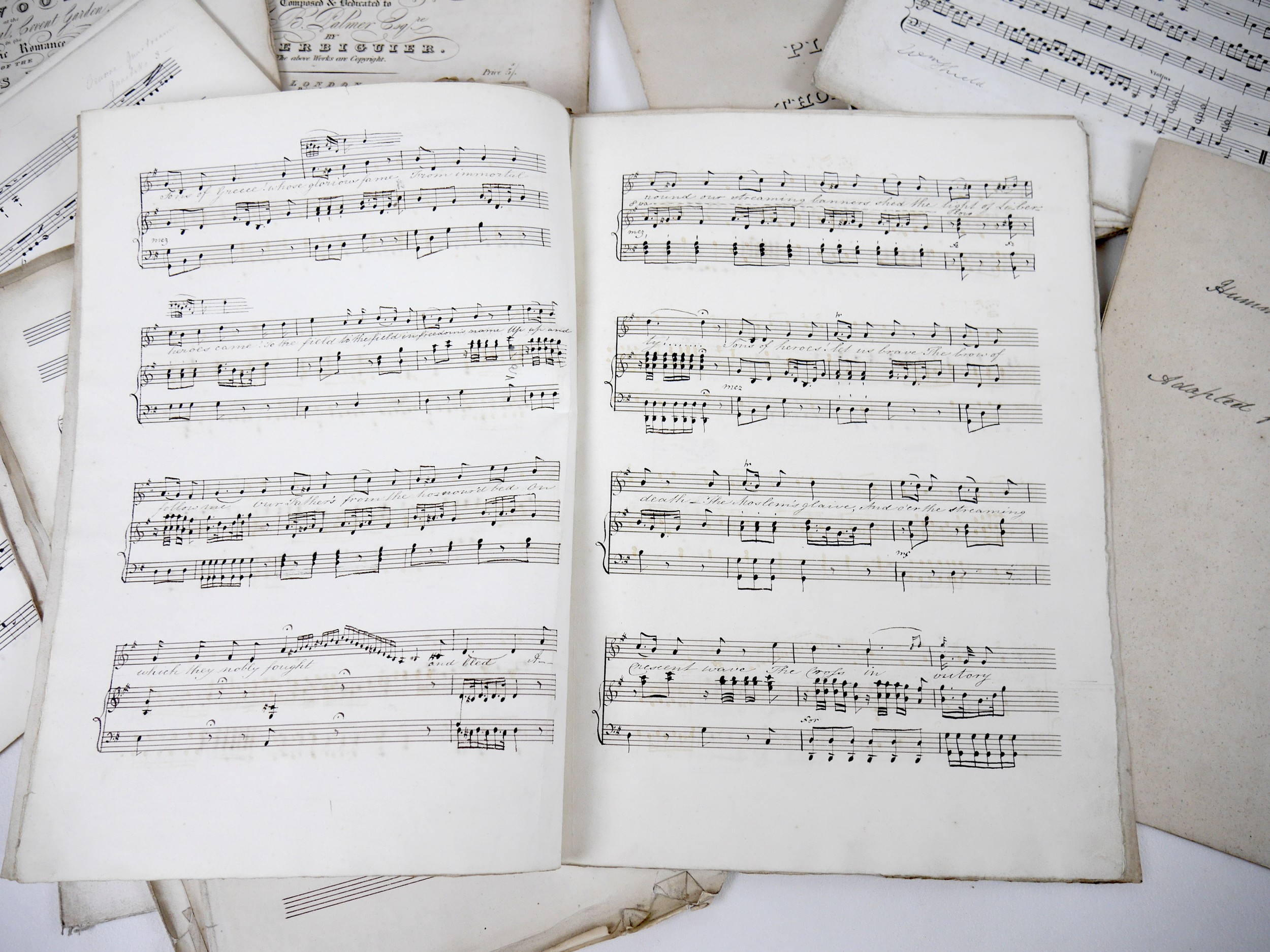 A collection of music manuscripts and sheet music. (1 box) - Image 12 of 18