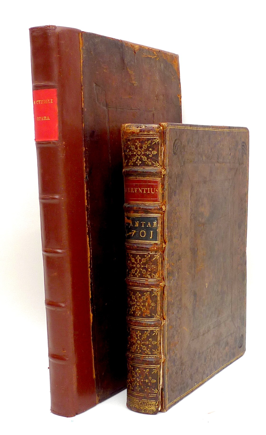 A 1701 volume of 'Publii Terentii Afri Comoediae', 'Ad Optimorum Exemplarium fidem recensitae,