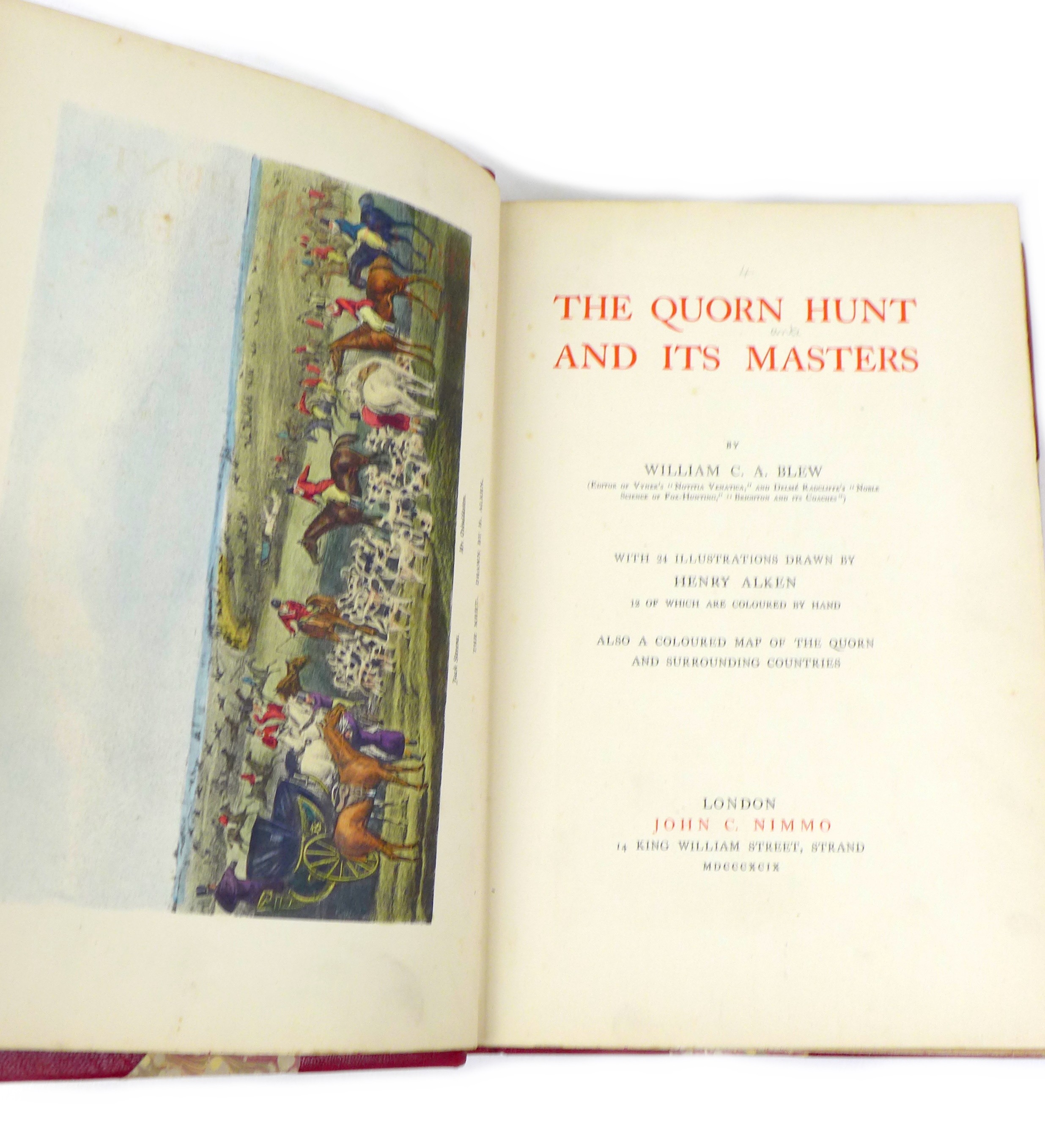 Ten 19th century and later Sporting books, including 'The Quorn Hunt and its Masters' by C. A. - Image 4 of 4