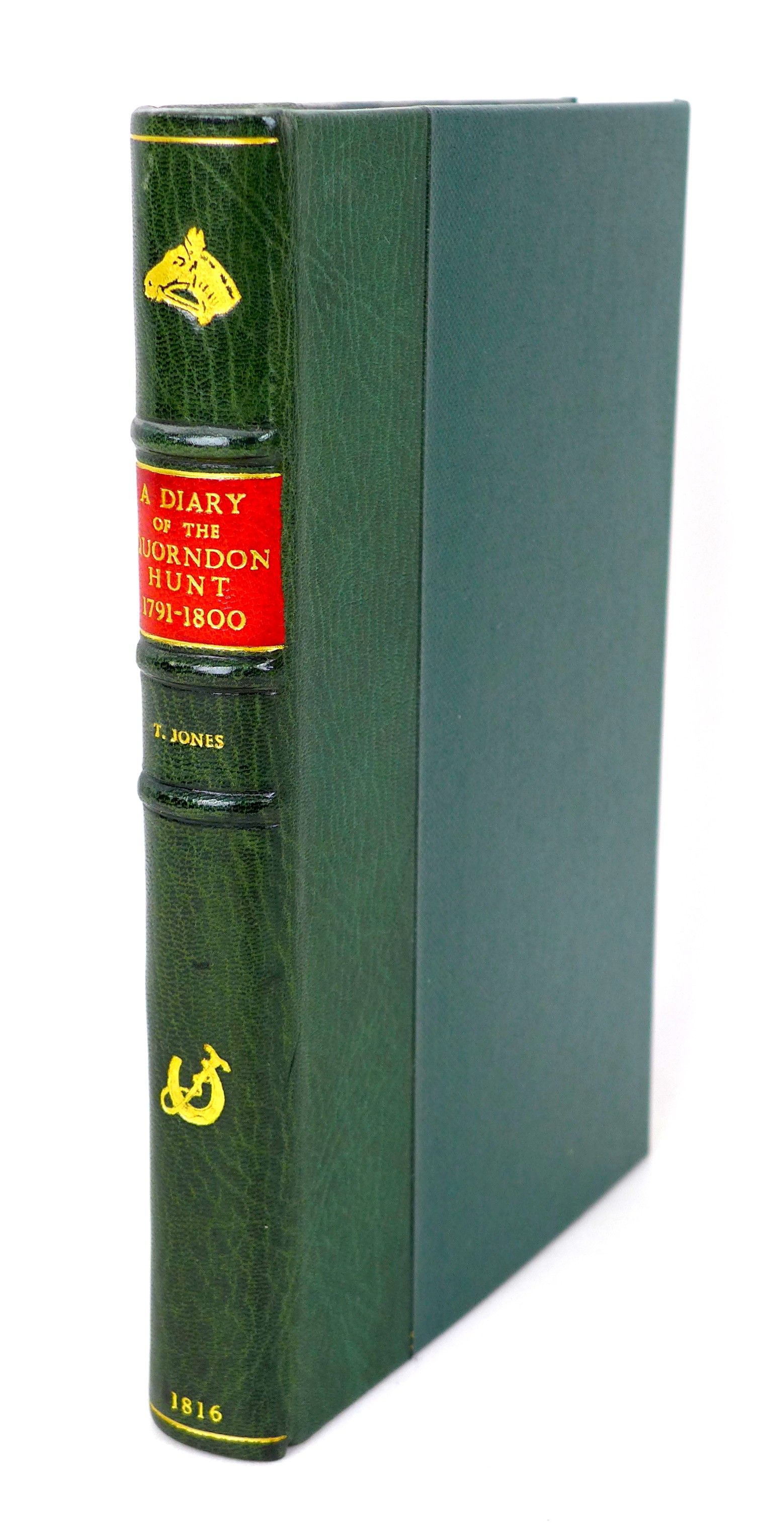 Thomas Jones 'Dedicated to his Grace the Duke of Rutland a Diary of the Quorndon Hunt From the