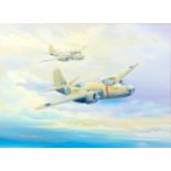 British School, 20th century: two Aviation paintings, Derek C. Baulcomb, (British, 20th century) '