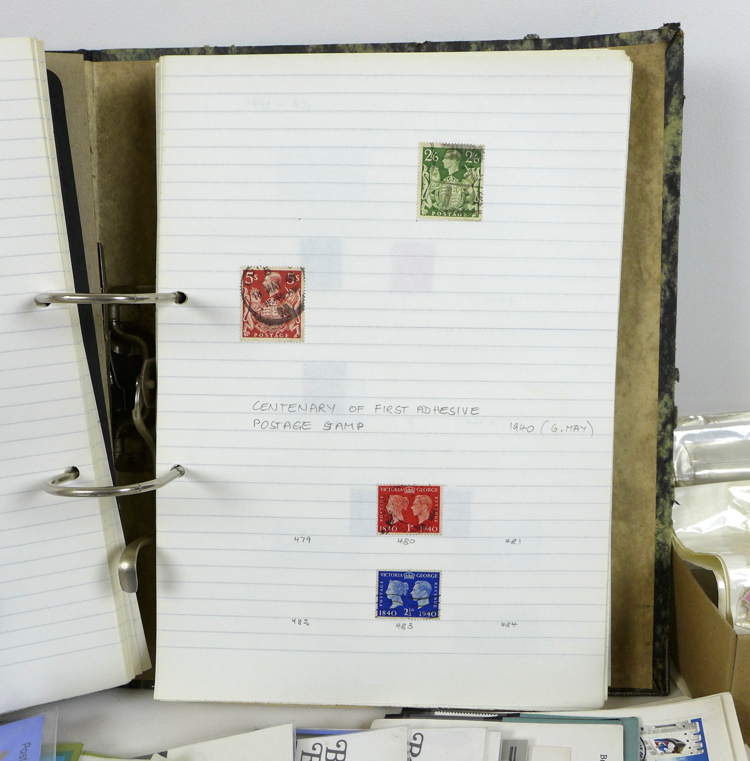 A collection of GB and World stamps, including Victorian penny reds to 1980s, some First Day Covers, - Image 8 of 9