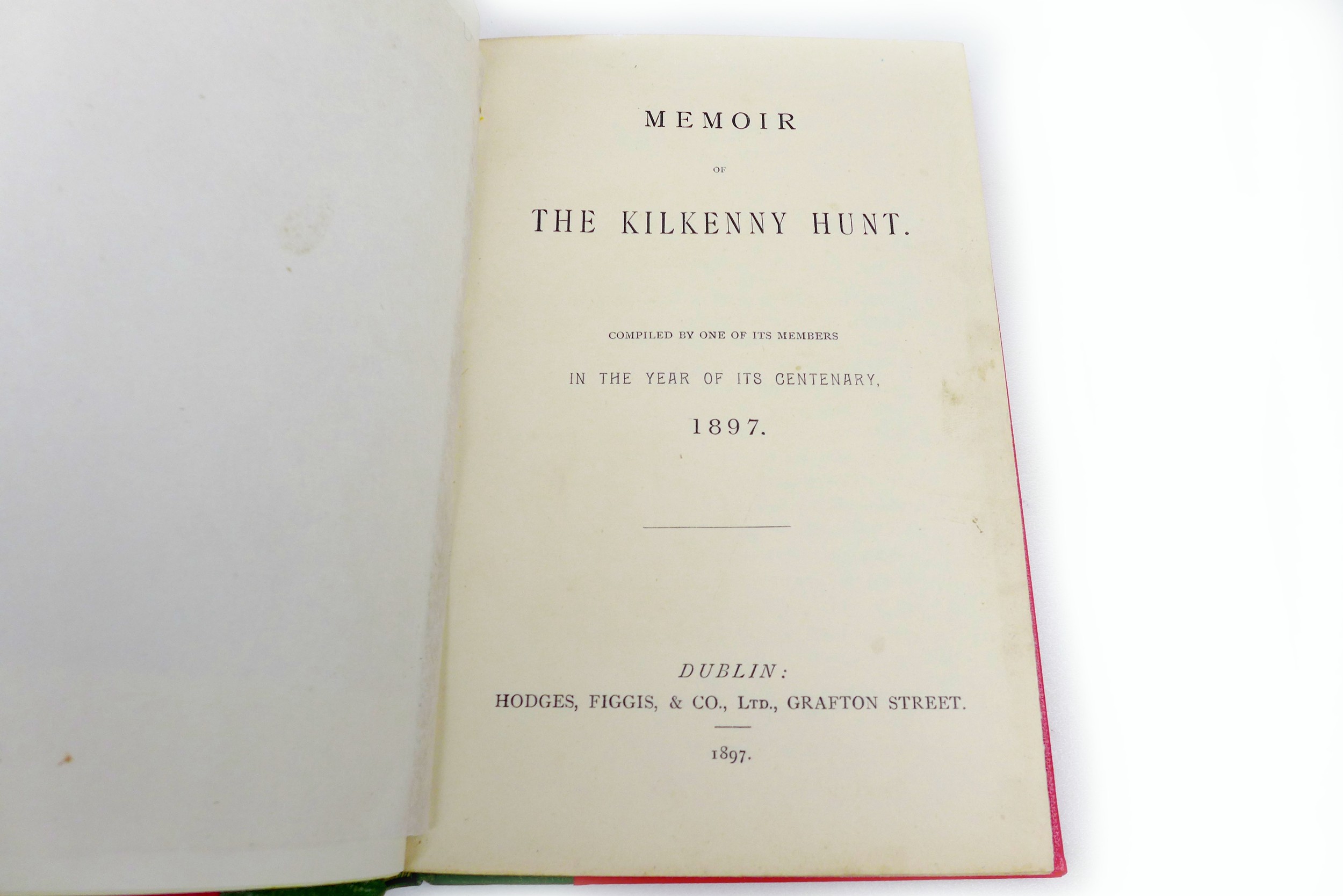 Fifteen 19th century and later Irish Sporting themed books, including 'Memoir of The Kilkenny - Image 3 of 6