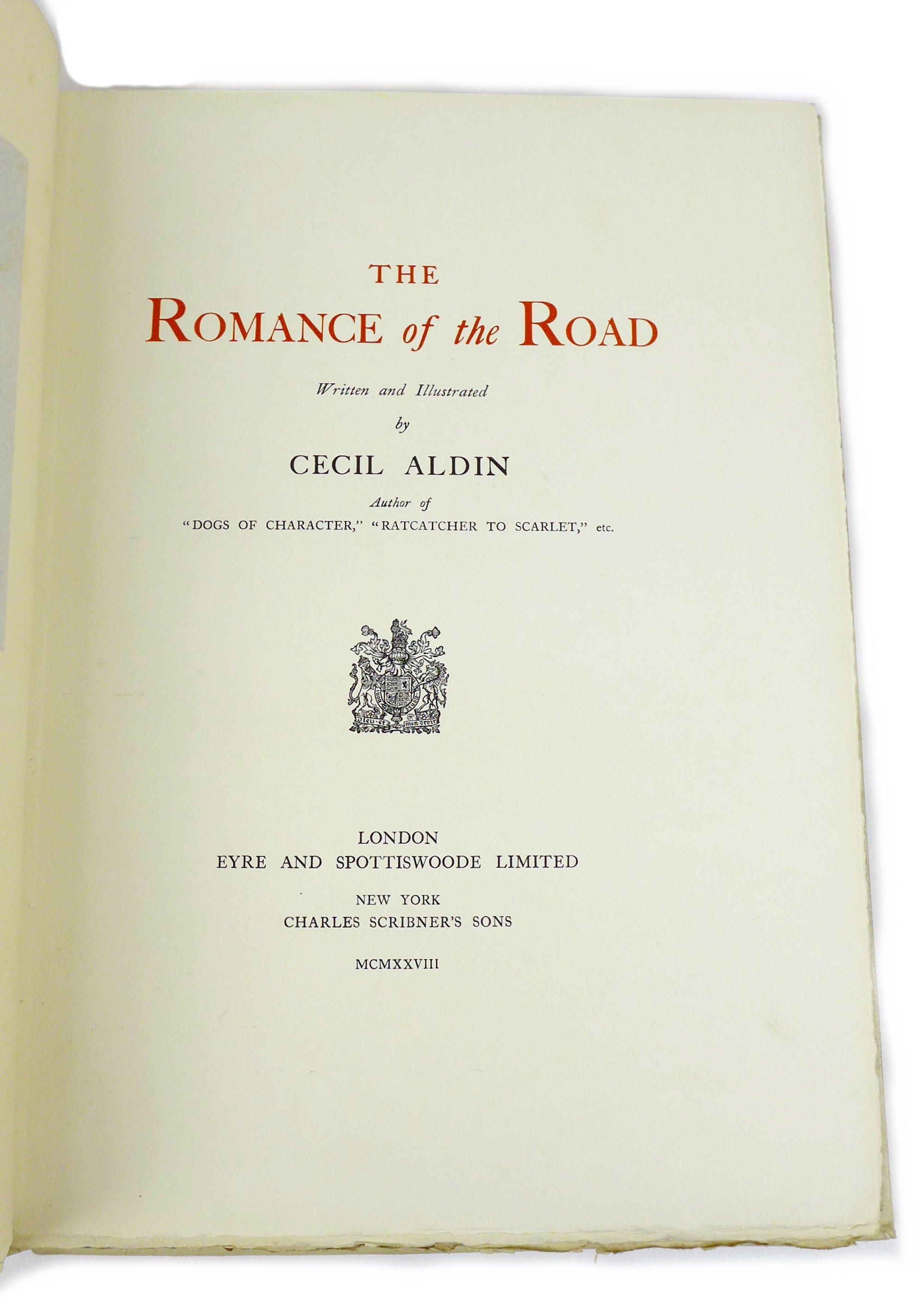 Cecil Aldin 'Romance of the Road' one of a limited edition of 200 books, signed by author - Image 2 of 3