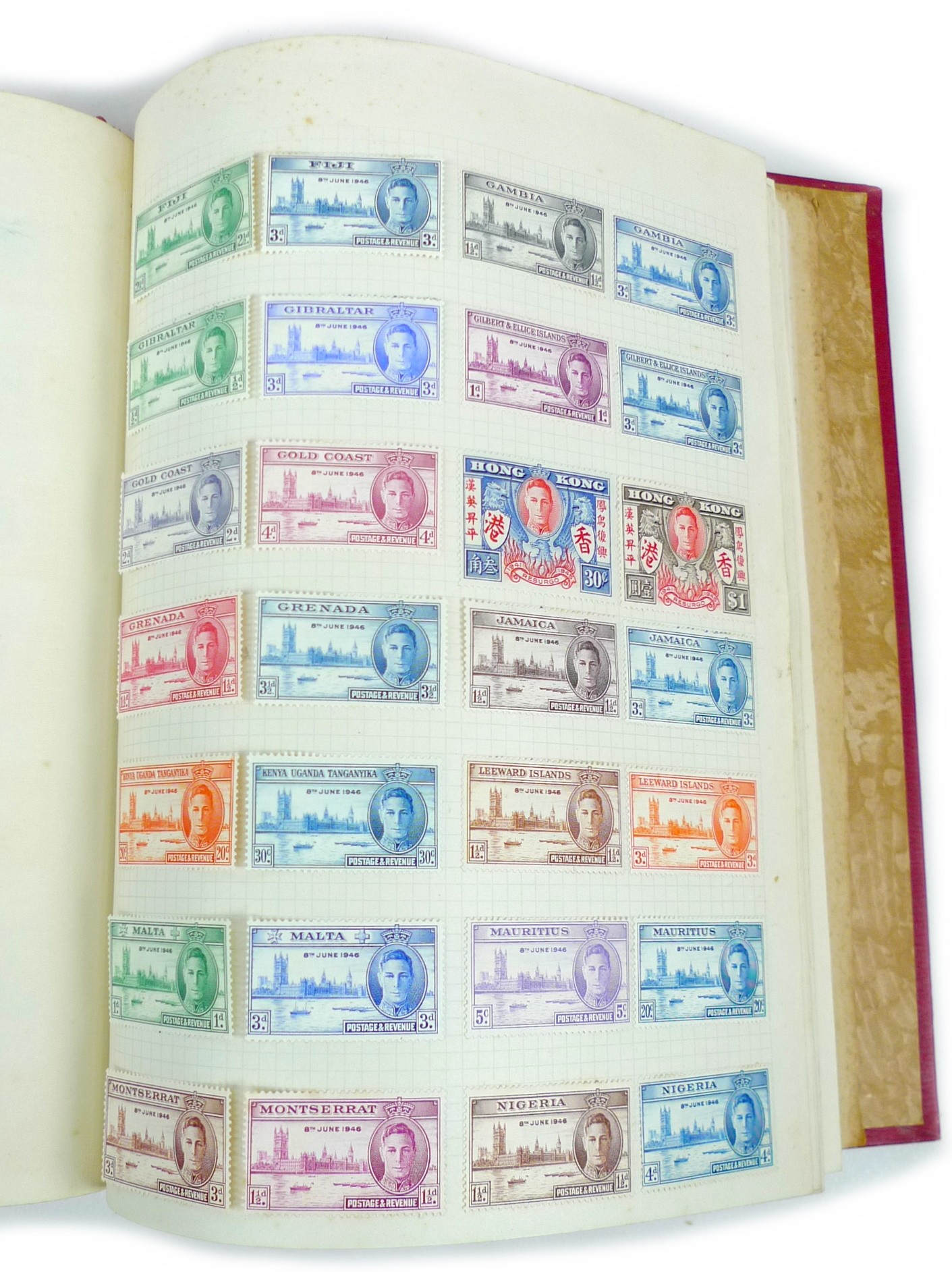 Eight stamp albums containing stamps of the British Commonwealth, including Stanley Gibbons One - Image 3 of 6