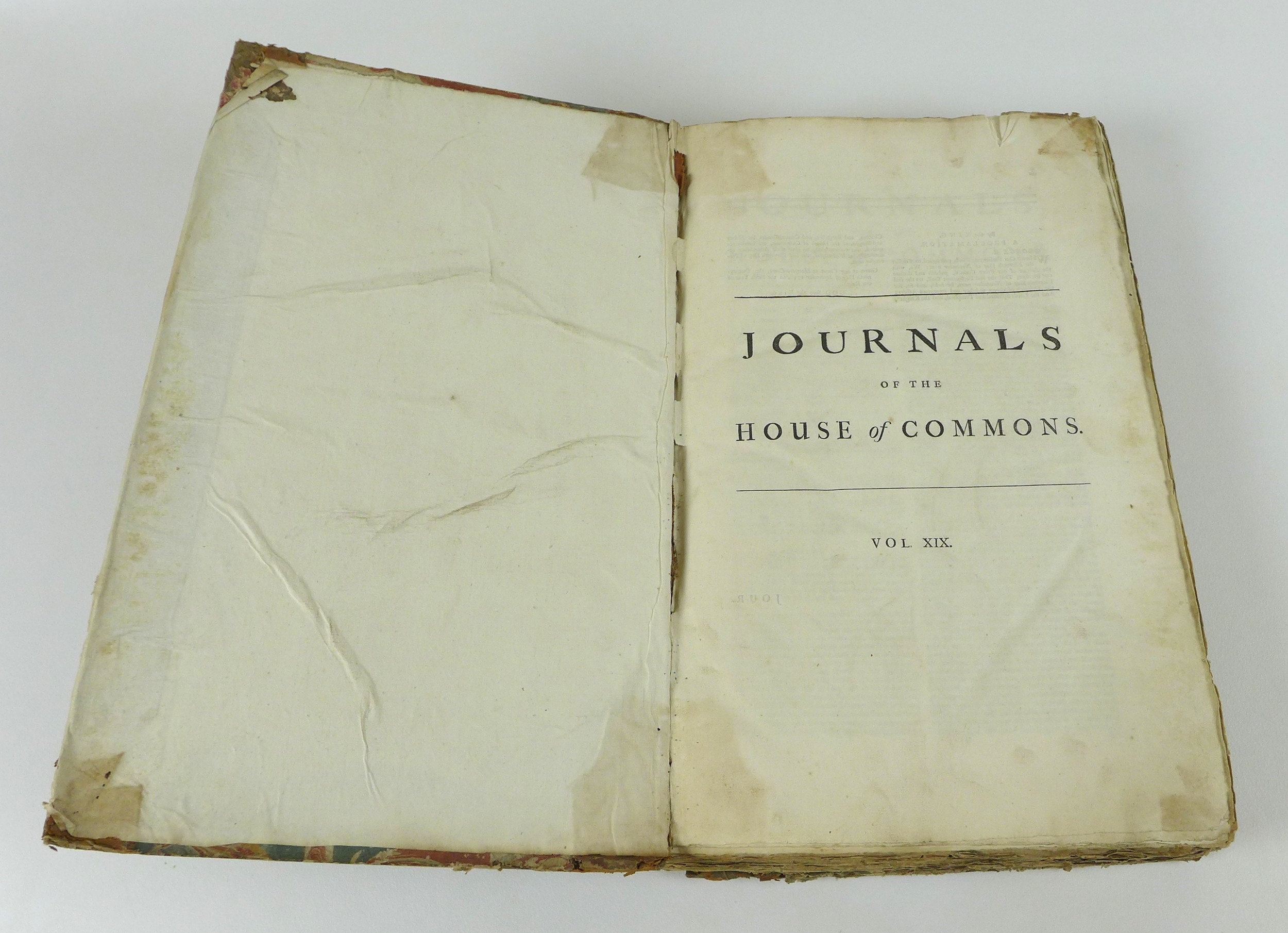 Printed by Order of the House of Commons, 'Journals of the House of Commons, Volume XIX', dating - Image 3 of 4