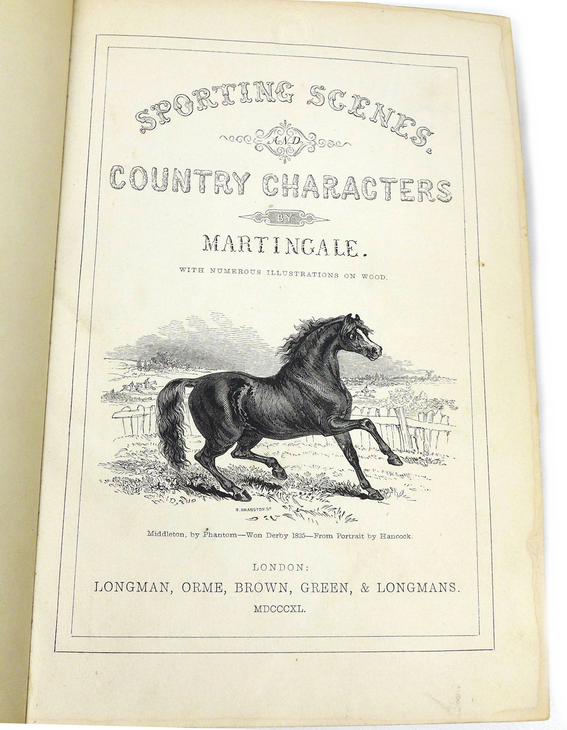 Five 19th century sporting books, including 'A History of he York and Ainsty Hunt' by W. S. Dixon ( - Image 4 of 6