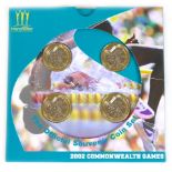 A scarce Royal Mint 2002 Manchester The XVII Commonwealth Games commemorative coin set, 'The