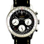 A Breitling Navitimer stainless steel cased gentleman's wristwatch, ref. A23322