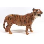 A Beswick 'Tiger', model 2096, tan with black stripes - gloss, 19cm high.