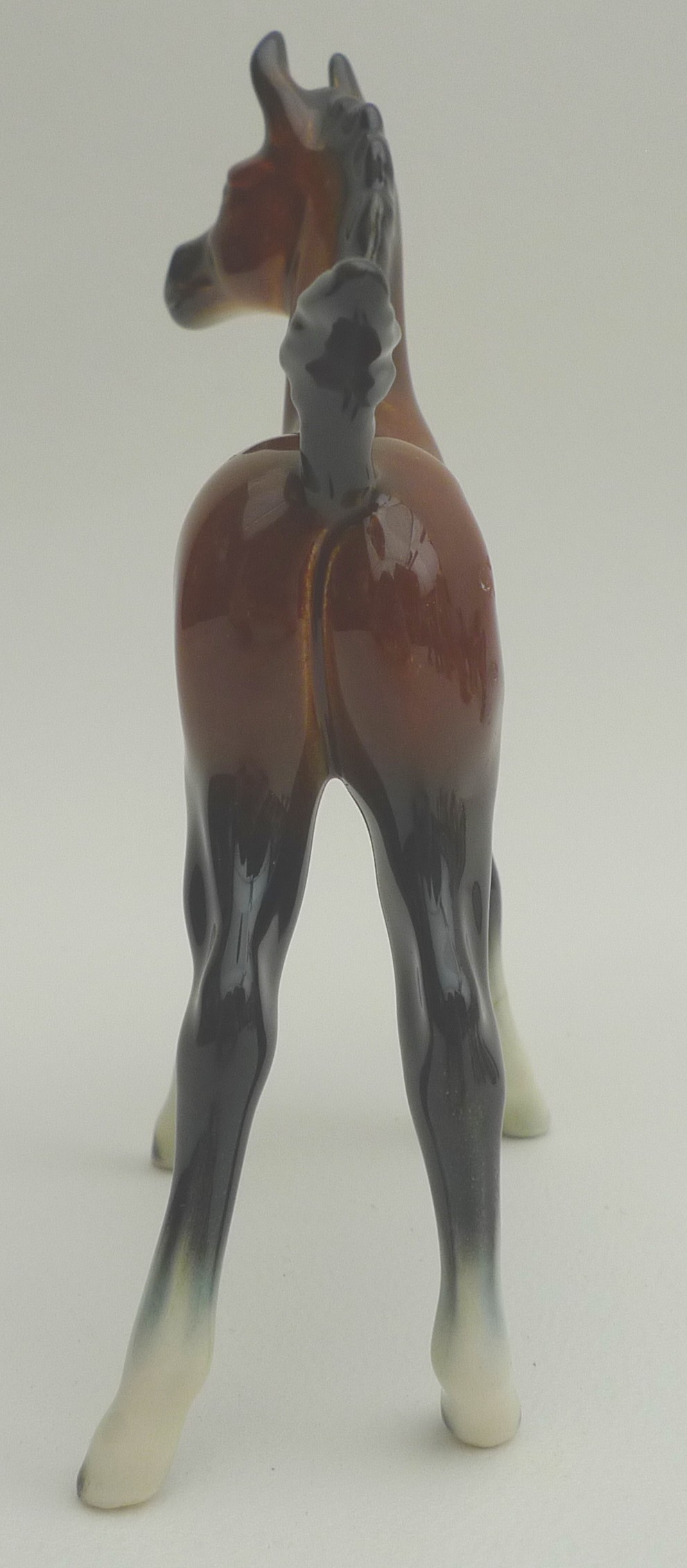 A collection of ceramic animal figurines, mostly German, including a Royal Dux elephant, 22cm by - Image 11 of 13