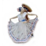 A Lladro figural group 'Mexican dancers', with maker's marks and impressed number '5415' to its