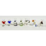 A group of seven Royal Crown Derby paperweights, all modelled as miniature bears, comprising '