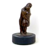 Doreen Kern (British, 1931-2021): a limited edition bronze sculpture 'Embracing', signed and