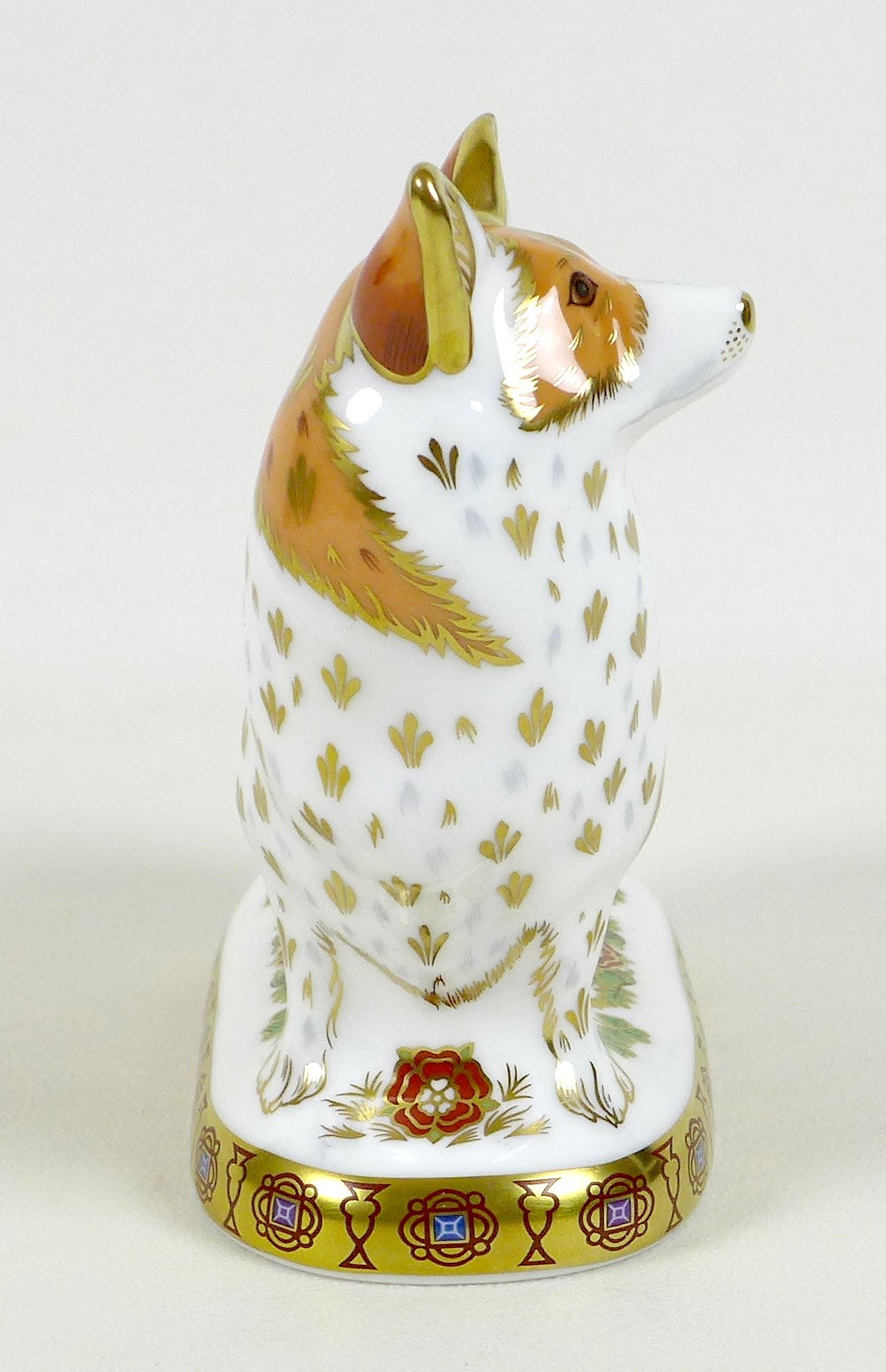 A Royal Crown Derby paperweight, modelled as 'Diamond Jubilee Celebration Corgi', To celebrate the - Image 2 of 8