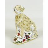 A Royal Crown Derby paperweight, modelled as 'Labrador', produced in support of The Derbyshire