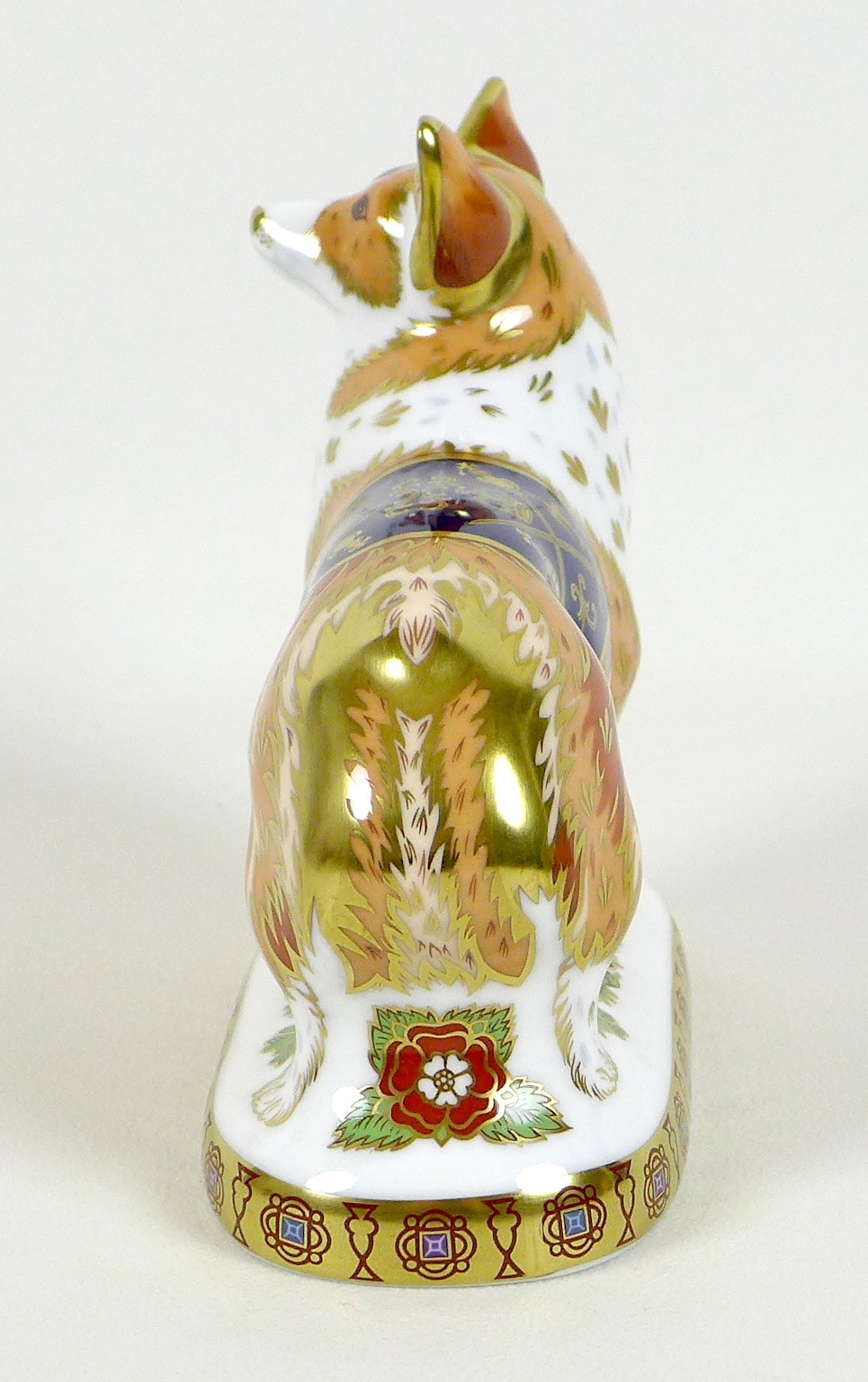 A Royal Crown Derby paperweight, modelled as 'Diamond Jubilee Celebration Corgi', To celebrate the - Image 4 of 8