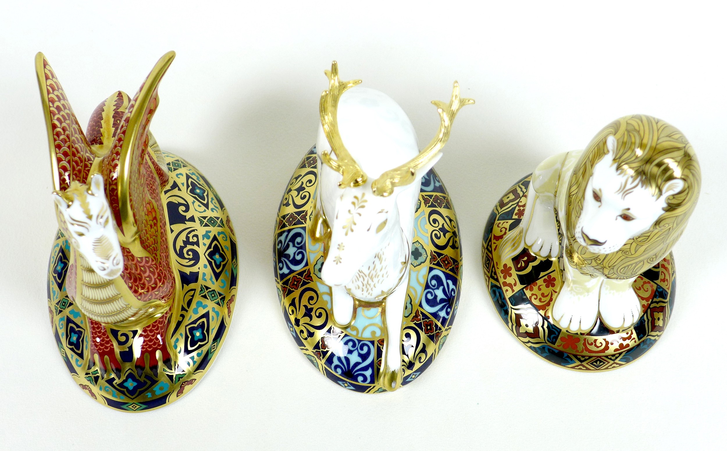 A group of three Royal Crown Derby paperweights, comprising three out of the four examples from - Image 3 of 7