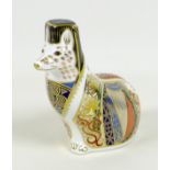 A Royal Crown Derby paperweight, modelled as 'Welsh Corgi', commissioned by Sinclairs to celebrate