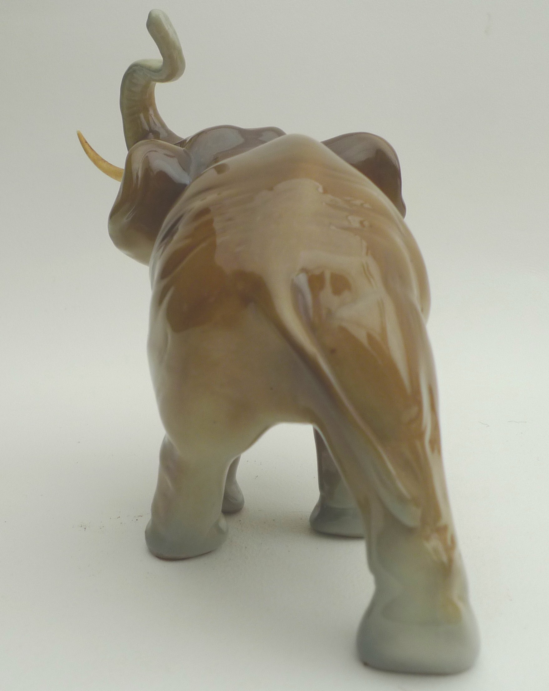 A collection of ceramic animal figurines, mostly German, including a Royal Dux elephant, 22cm by - Image 5 of 13